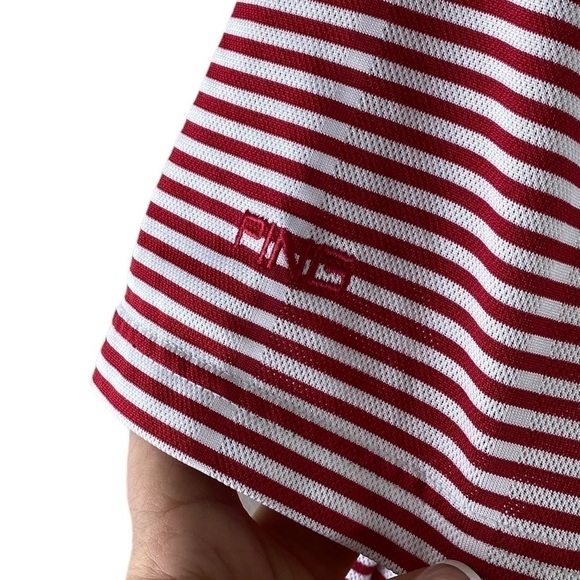 PING Men’s Performance Red and White Striped Golf Polo Shirt Sz XL - Picture 7 of 12